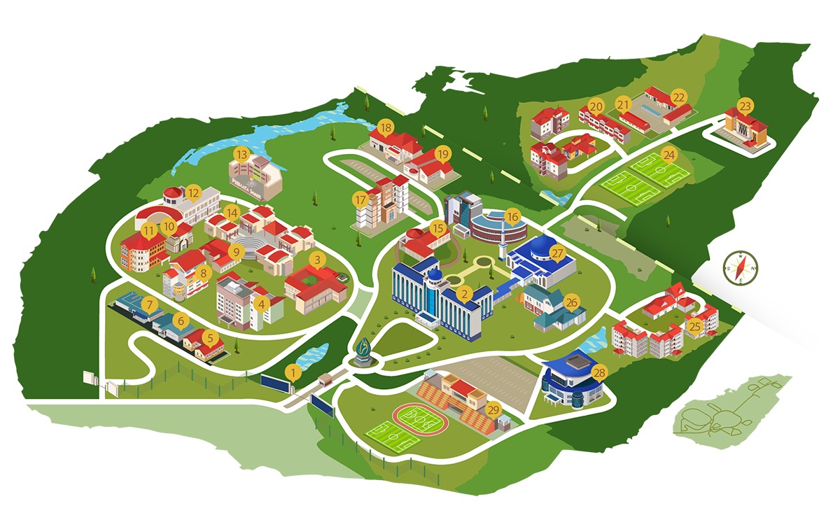 Official map of the USIM Nilai campus